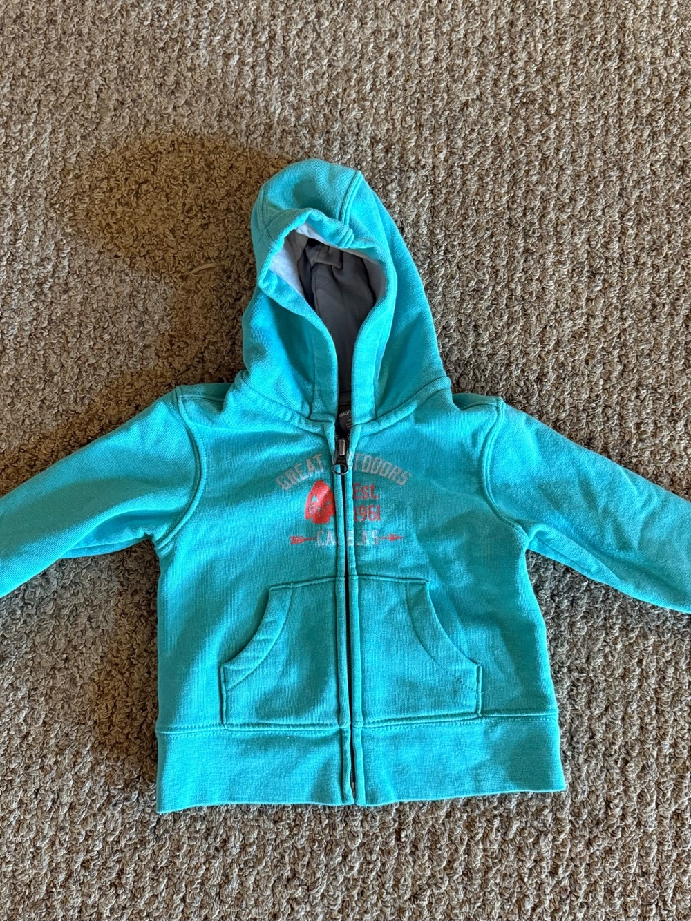 Cabela's Aqua Hooded Zip Sweatshirt for Kids